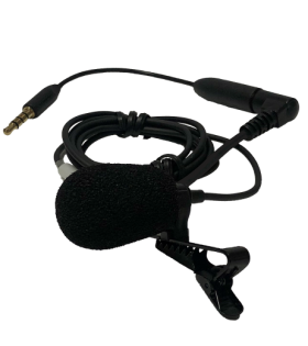 MIC 154 Directional, cardioid lapel clip microphone for DLT 400 transceiver.